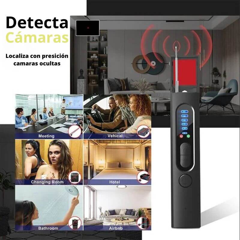 DETECTOR DE CAMARAS Y MICROFONOS