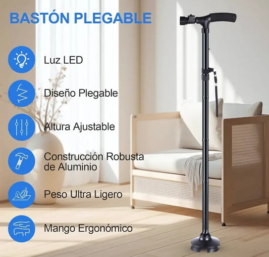 BASTON CON LINTERNA