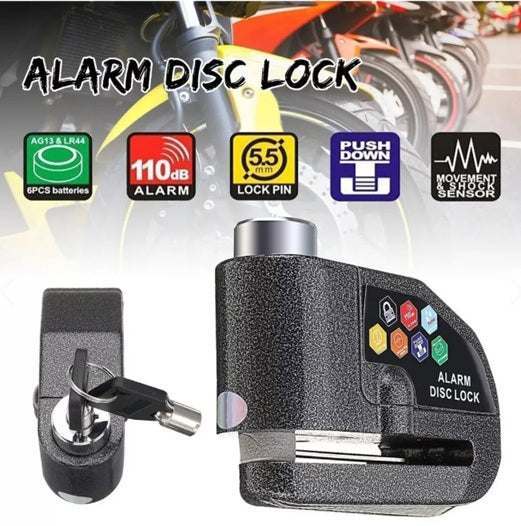 CANDADO ALARMA PARA MOTO