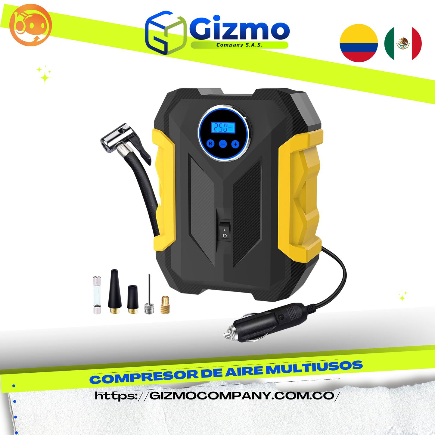 COMPRESOR DE AIRE MULTIUSOS
