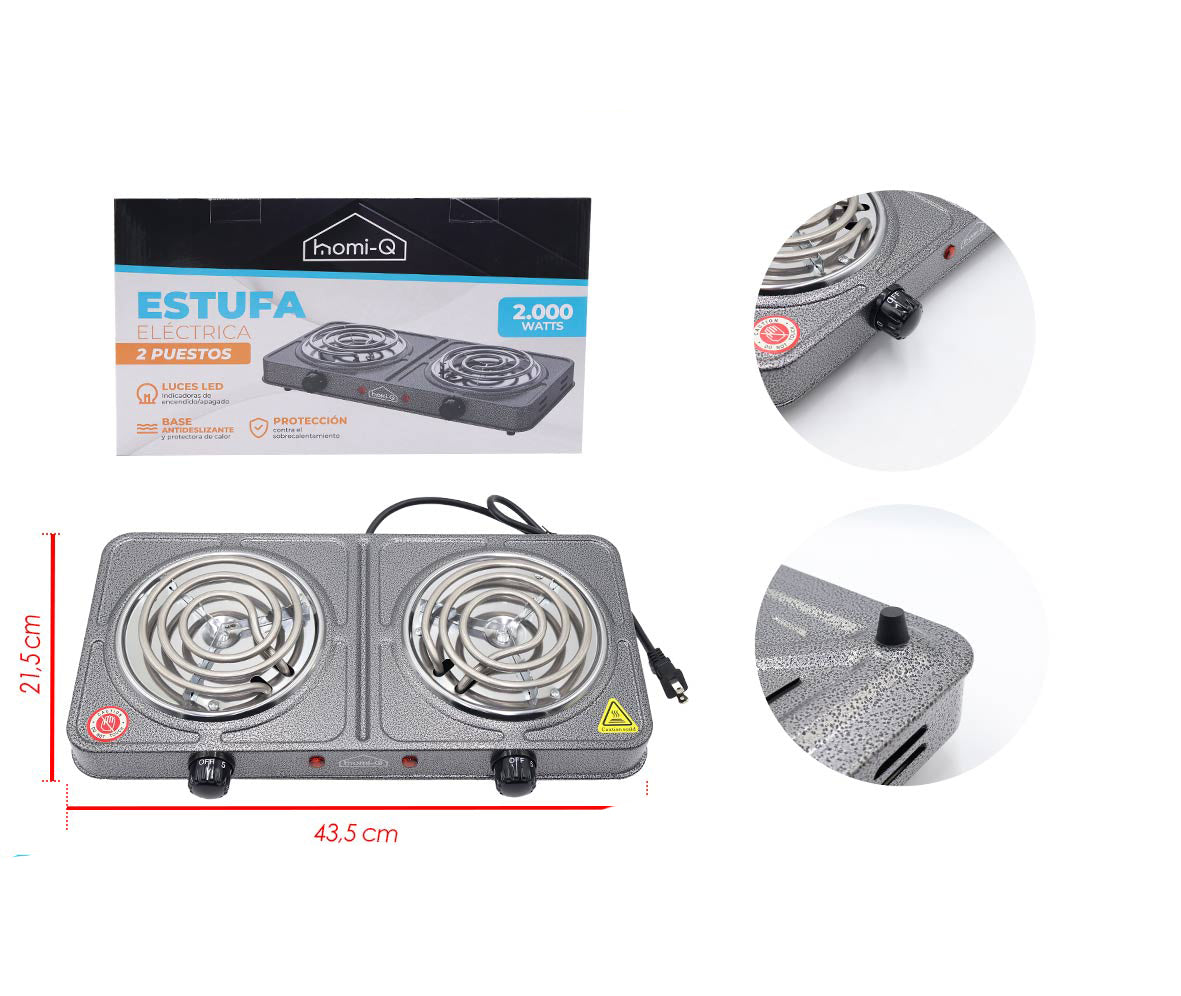 ESTUFA ELECTRICA METALIZADA